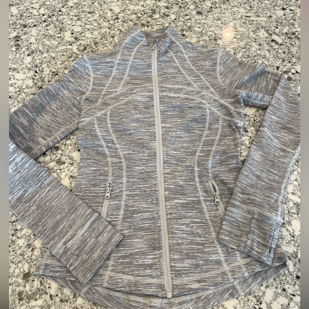 Lululemon Define Jacket Luon Gray Full-Zip Women's Sz 4
